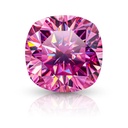 Loose Moissanite Pink Clean Cushion Cut 10.50 MM