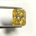 Loose Moissanite Yellow Clean Radiant Cut 10.00 x 8.00 MM