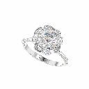 Round Diamond Women Ring