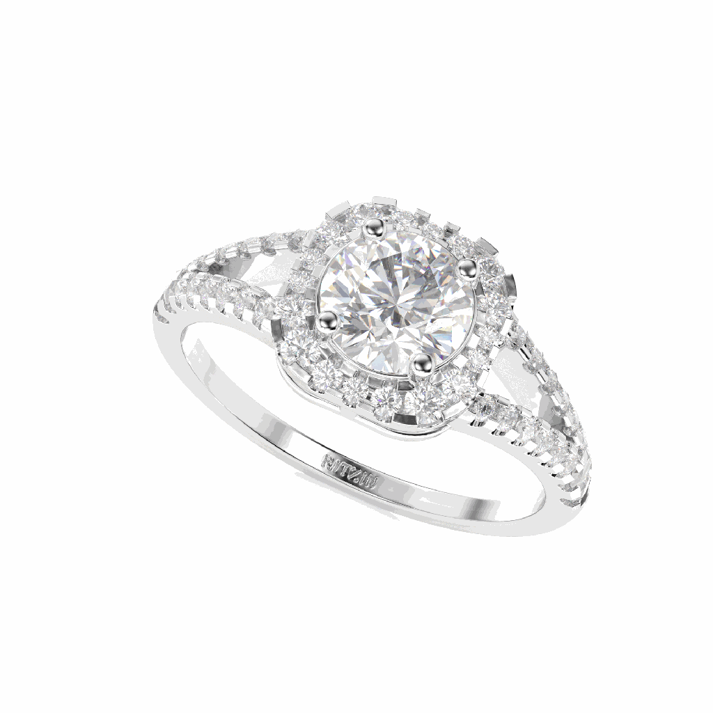 Round Diamond Women Ring