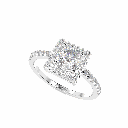 Round Diamond Women Ring