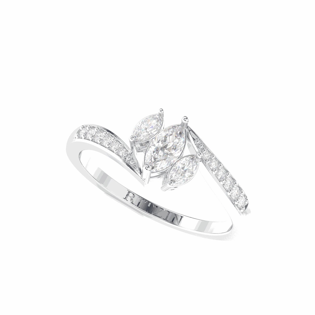 Marquise Cut Diamond Engagement Ring for her