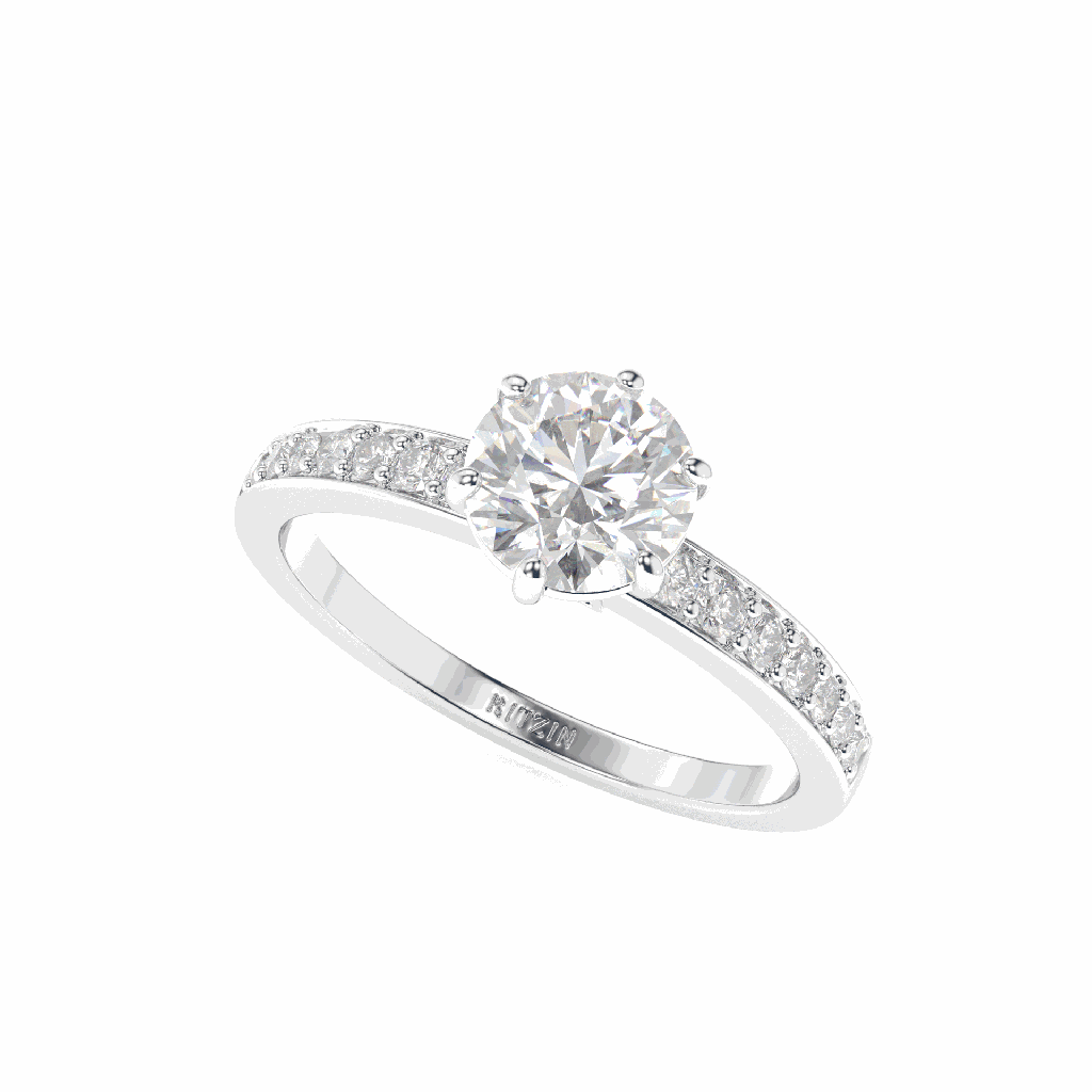 Round Diamond Women Ring