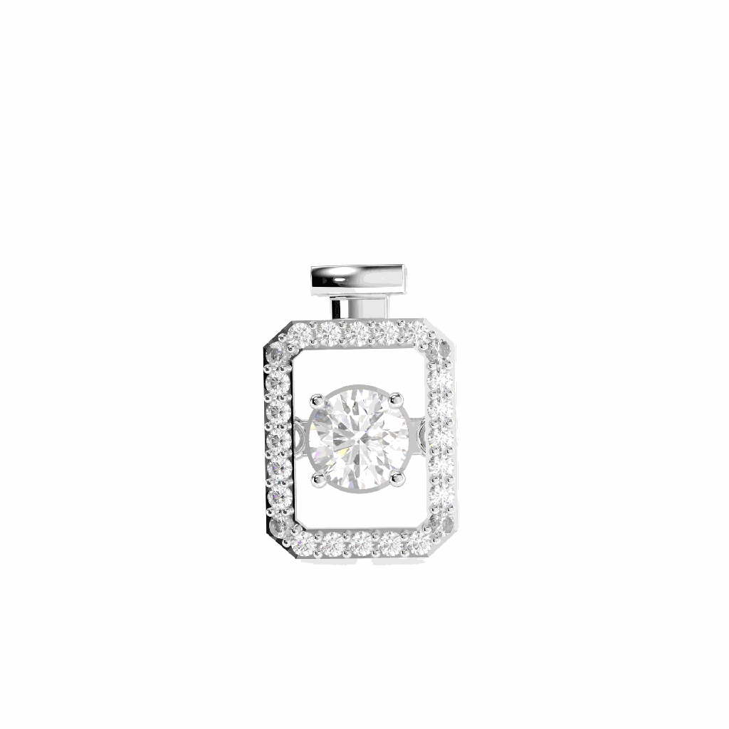 Round Diamond Pendant