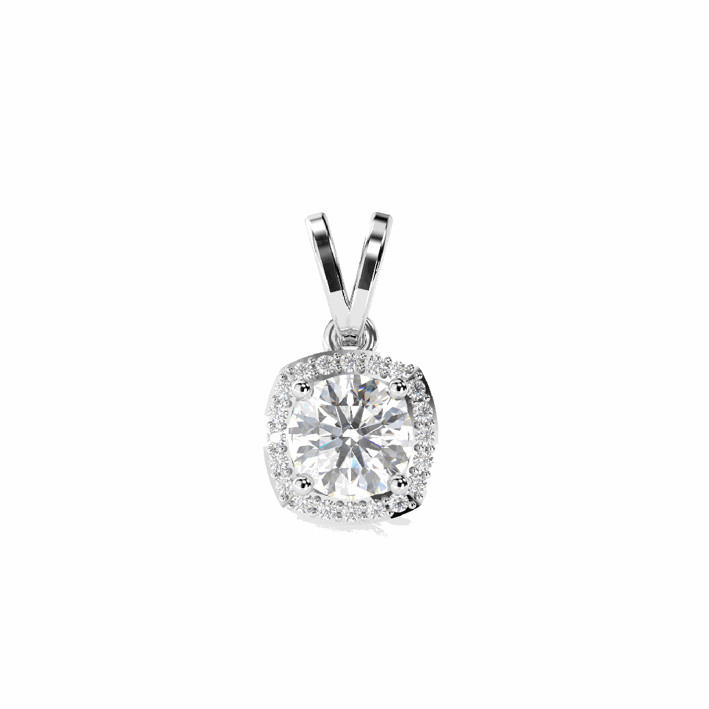 Round Diamond Pendant