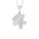 Hip Hop Round Diamond Pendant For Men