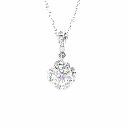  Round Cut Pendant For Women
