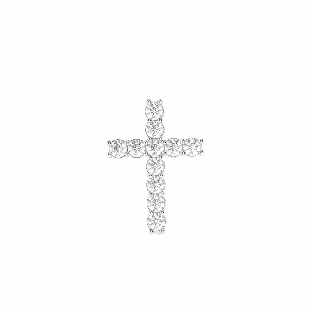  Round Diamond Pendant For Women