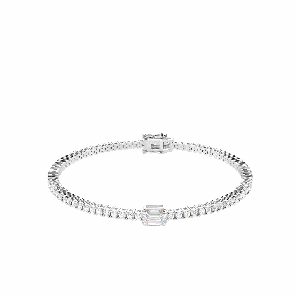 Sterling Silver Tennis Bracelet