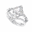 Pear Diamond Bridal Ring for Women