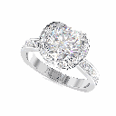 Round Diamond Engagement Ring for Women