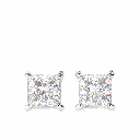 Princess Cut Stud Earring For Women