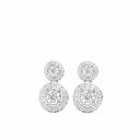 Round Cut Stone Stud Earring For Women