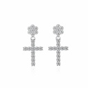  Round Cut Stone Stud Earring For Women