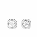 Round Cut Stone Stud Earring For Women

