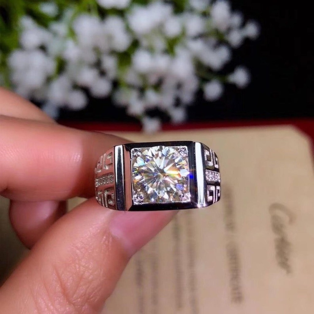 Round Diamond Engagement Ring for Men