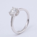 Round Moissanite Diamond Women Ring