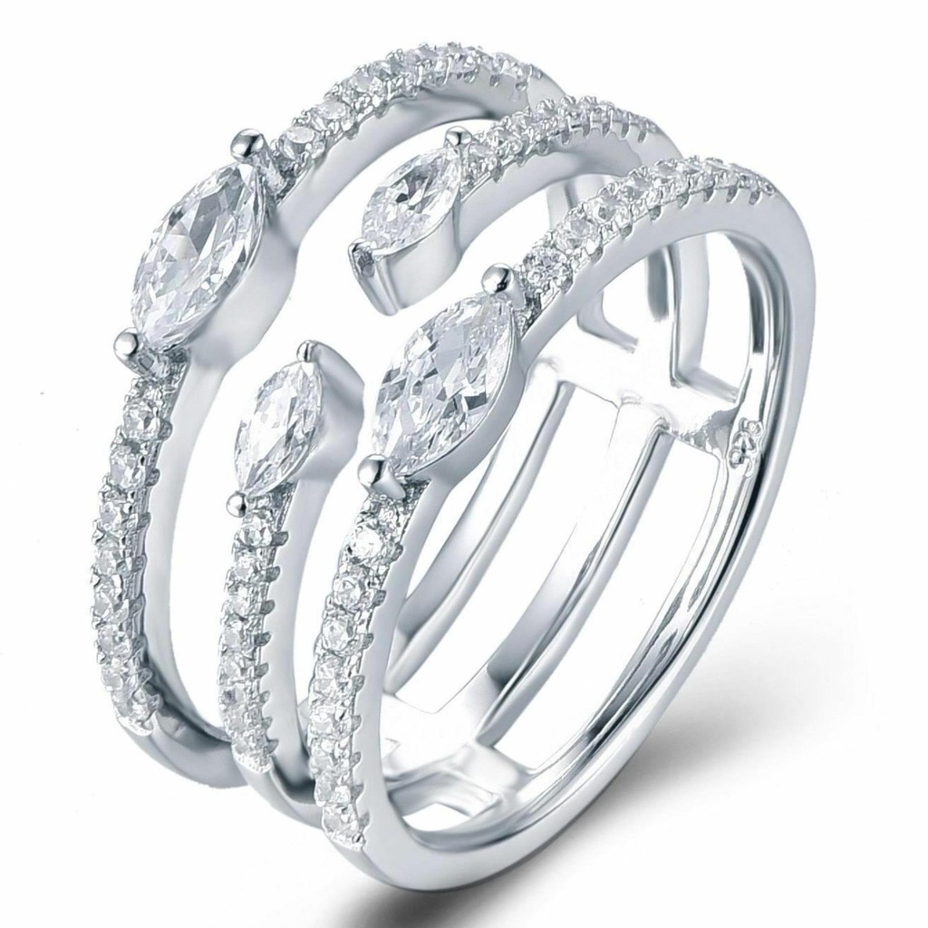 Marquise Cut Stone Engagement Ring for Women