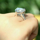 Heart Cut Stone Engagement Ring for Women