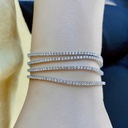  Tennis Bracelets / 18K White Gold Diamond Bracelet