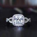 Princess Diamond Engagement Ring for Women