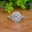 Oval Diamond Engagement Ring for Women