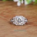 Round Diamond Engagement Ring for Women