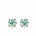 Round Cut Moissanite Stone Earring For Women