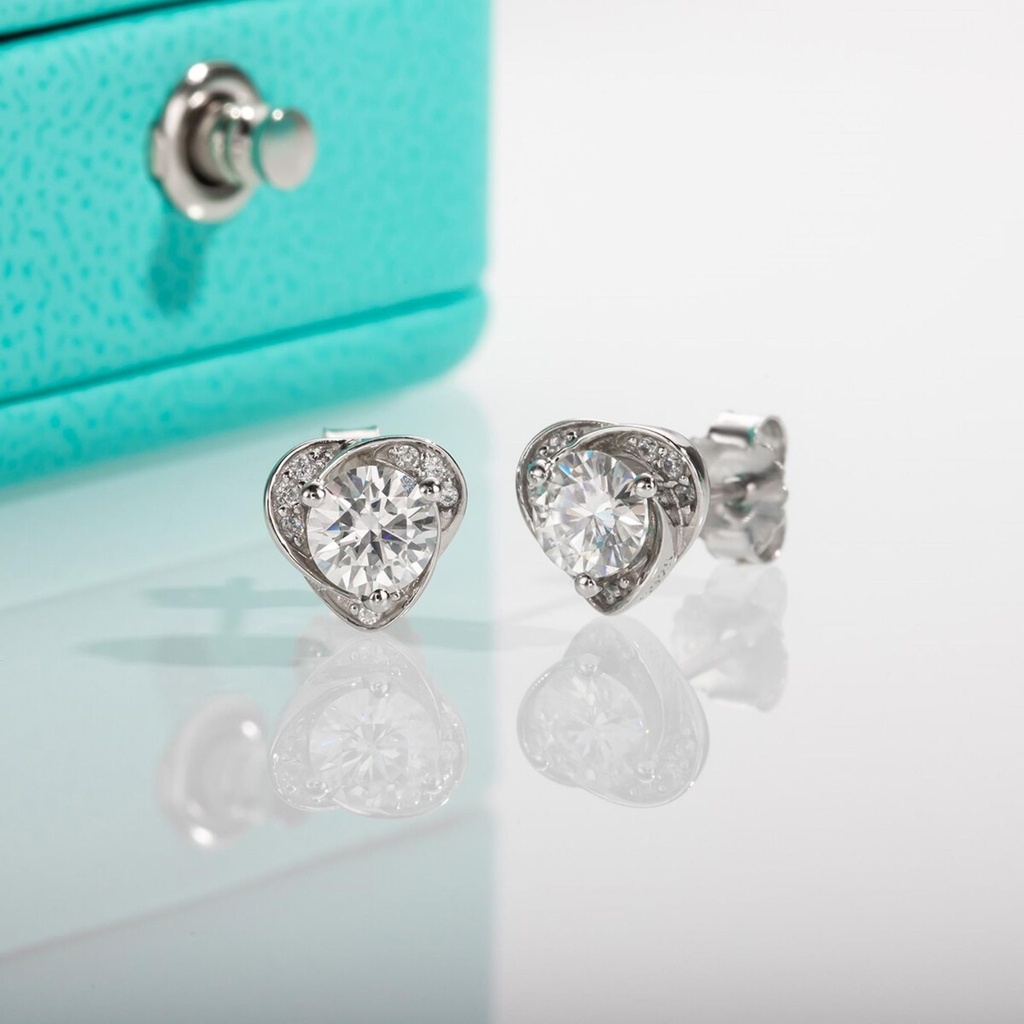 Stud Earring / 18K Gold Plated Silver