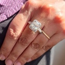 Radiant Diamond Engagement Ring For Women