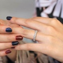 Princess Band diamond For Women Ring