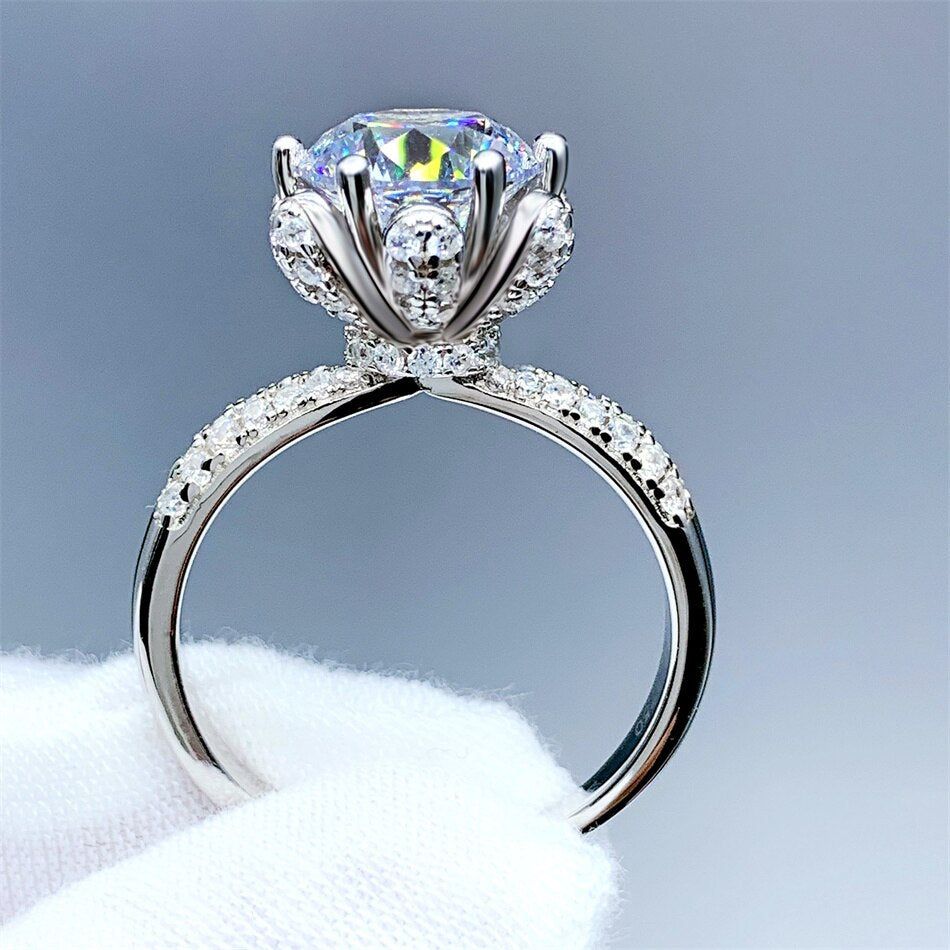 Engagement Halo Ring For Women