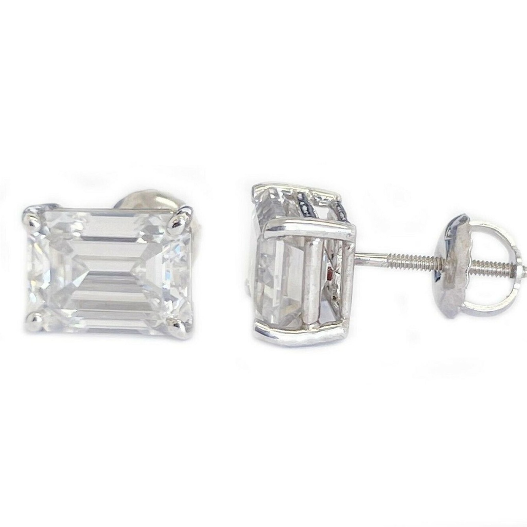 Emerald Diamond Earrings for Women
