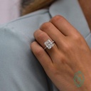 Radiant Diamond Engagement Ring for Women