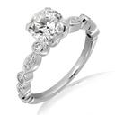Round Diamond Engagement Ring for Women