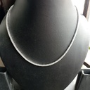 3mm DEF-VVS  Round stone Tennis Chain