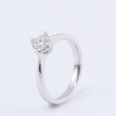 1ct  6.5mm DEF Round Moissanite Diamond Women Ring