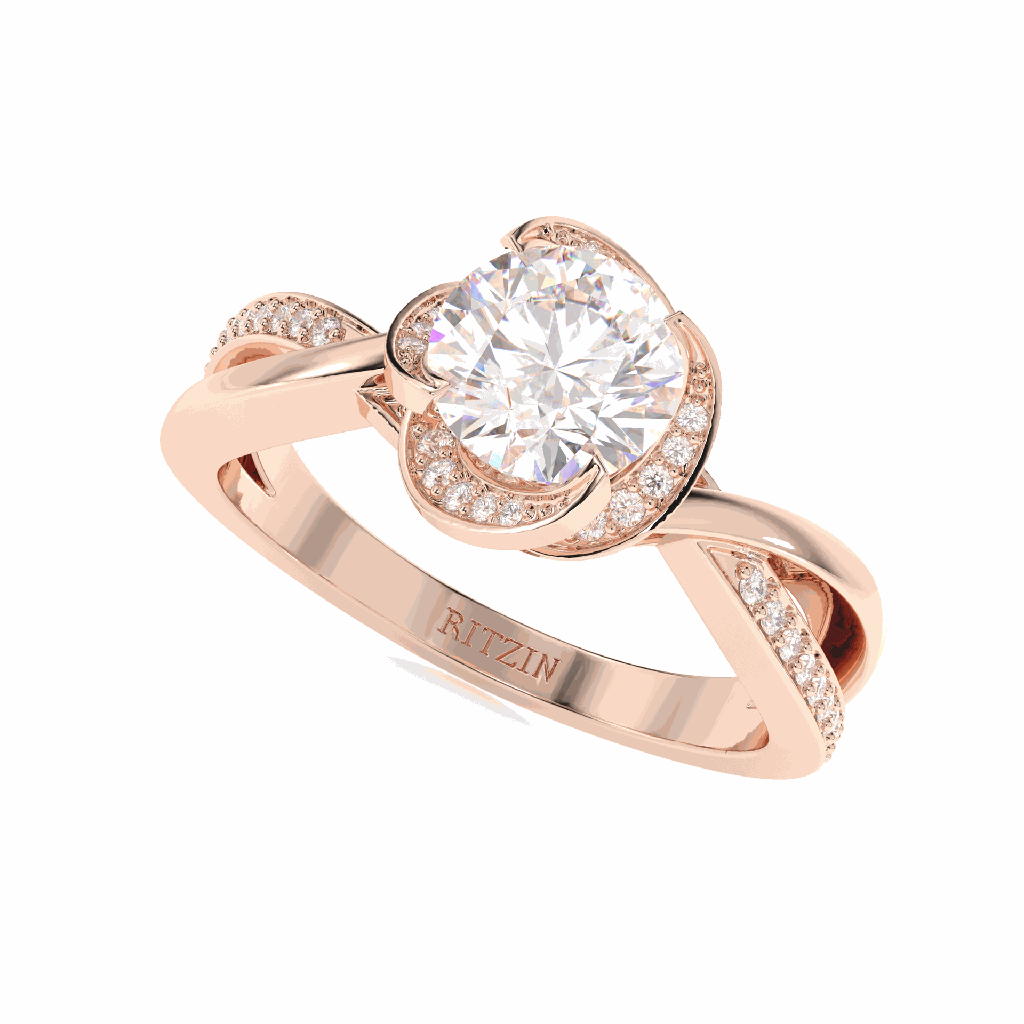 Round Diamond Engagement Ring for Women