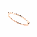 Round Diamond Band Engagement Band for Women