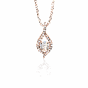 Round Diamond Pendant For Women