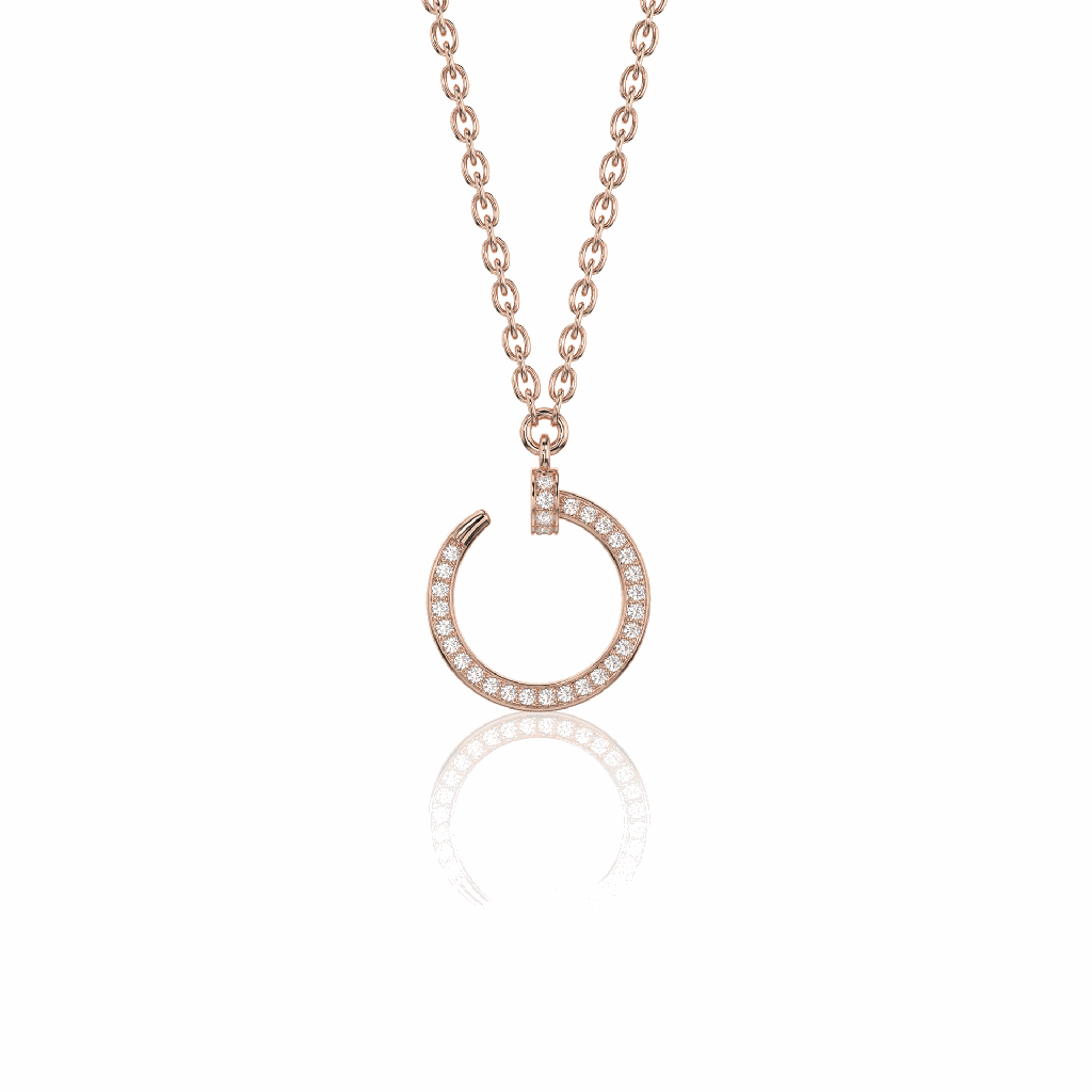 Round Diamond Fancy Pendant For Her