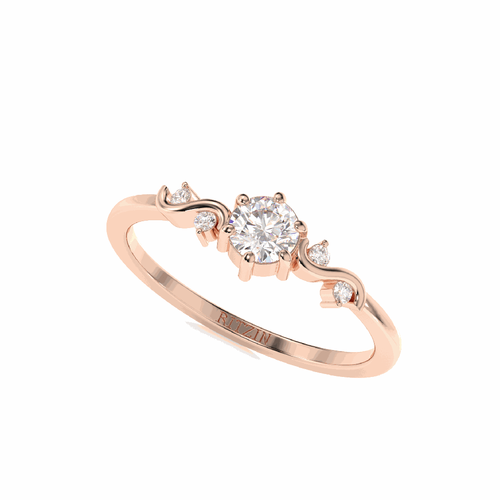 Round Diamond Engagement Ring for Women