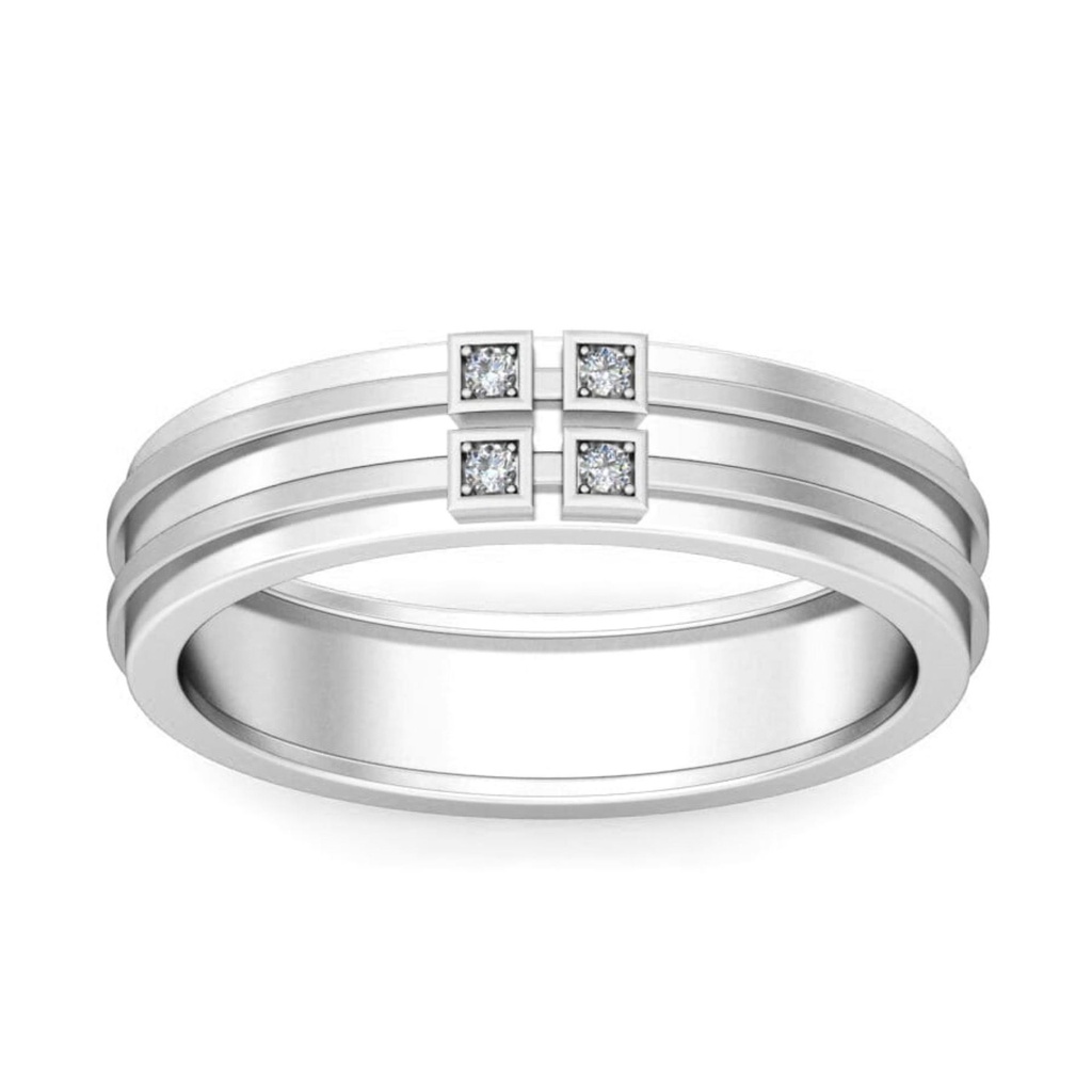 18KT Gold  Diamond Band