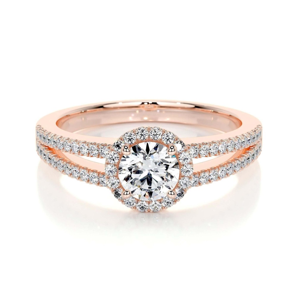 Round Diamond Engagement Ring For Her