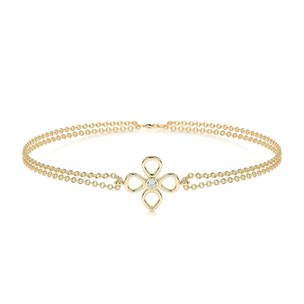 Diamonds Bracelet -18K Yellow Gold