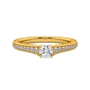 Round Diamond Engagement Ring for Women