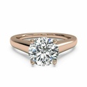 Round Engagement Ring for Women