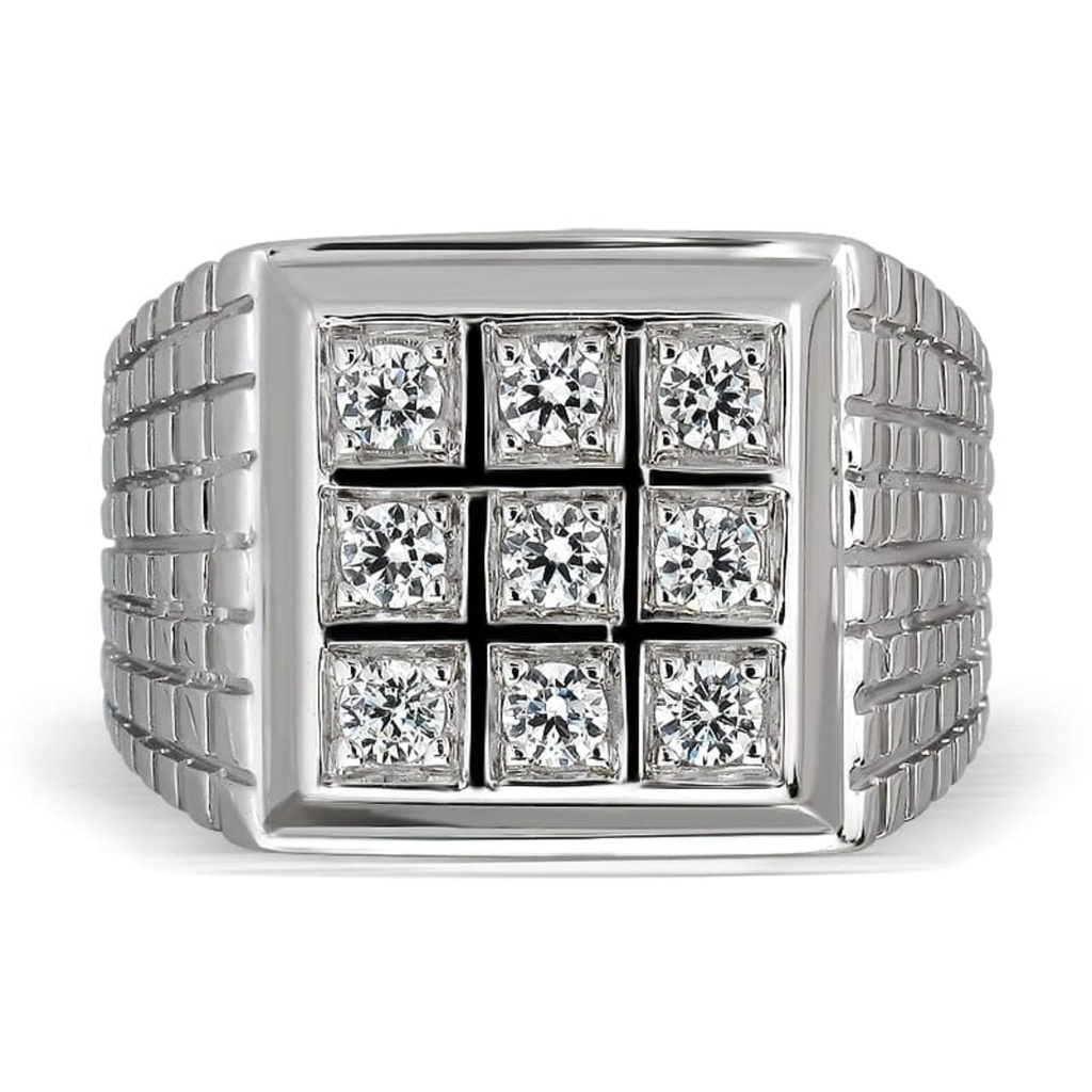 Shopify  Size White Gold Fancy Ring For Women