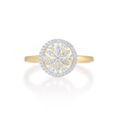  Diamond Yellow Gold Ring 
