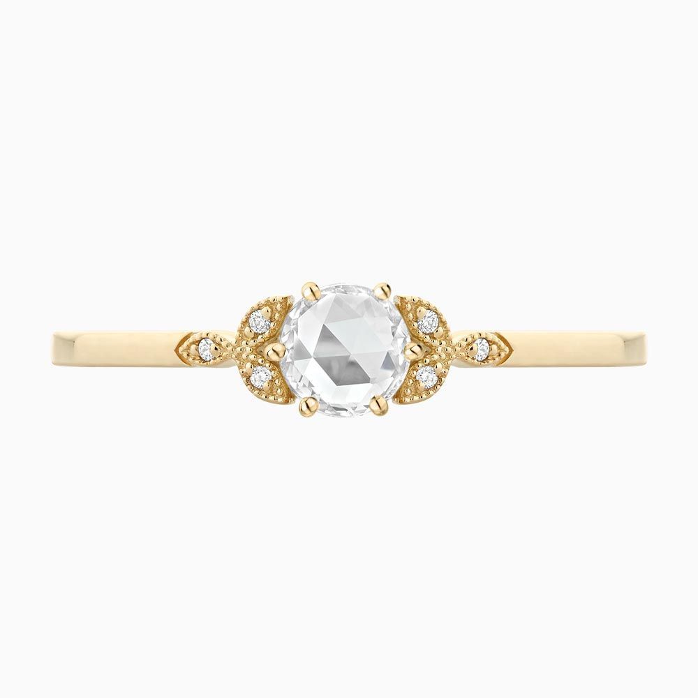 Round Cut Stone Engagement Ring for Women